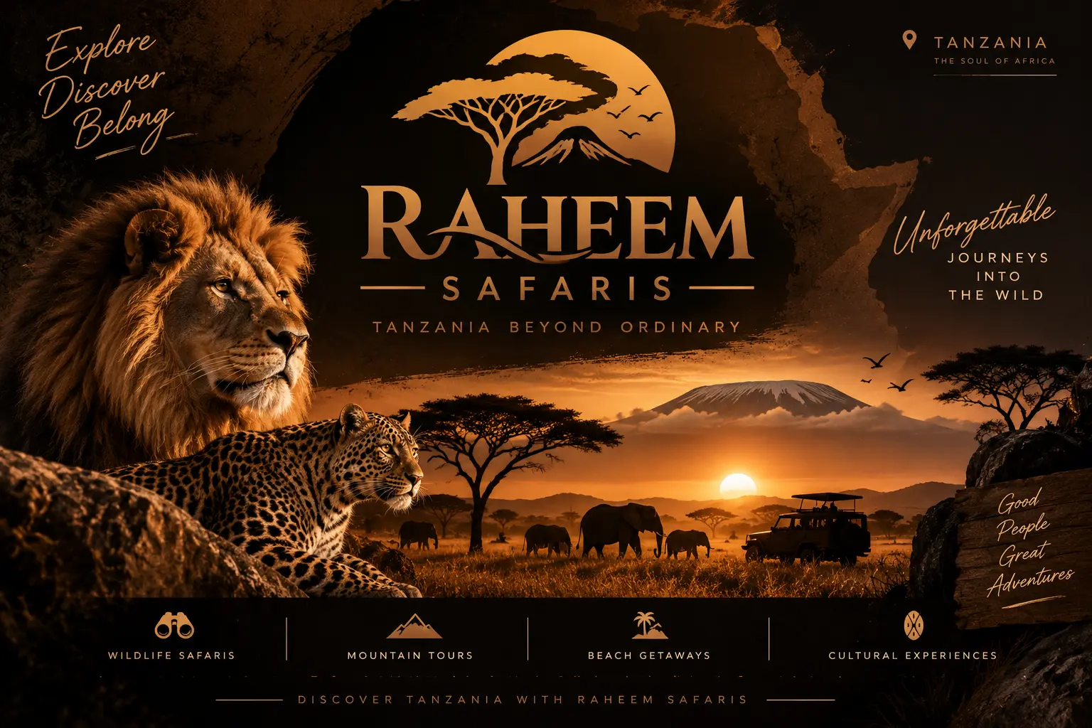 Raheem Safaris website