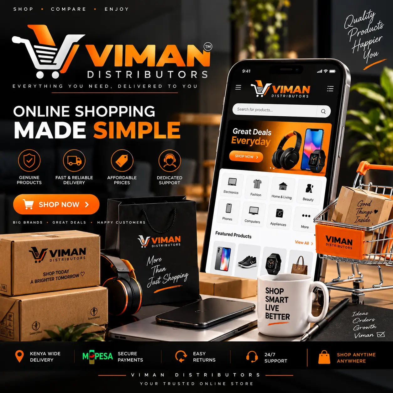 Viman Distributors online shop